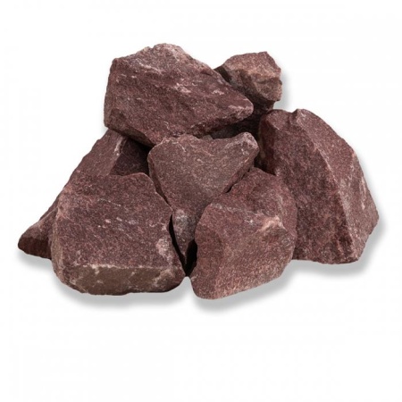 Камень Малиновый кварцит колотый (коробка 20кг)